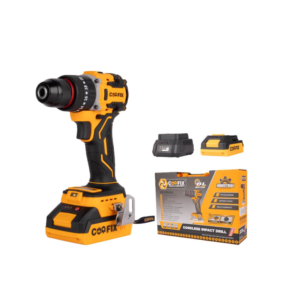 สว่านกระแทกไร้สาย COOFIX รุ่น CF-CID014 แบตเตอรี่ 2.0AH 20V